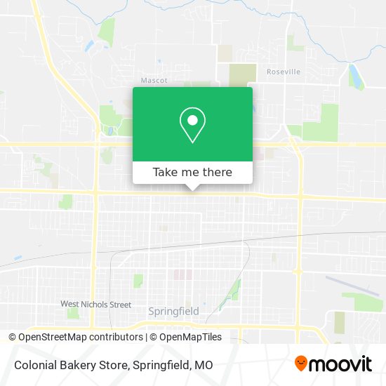 Colonial Bakery Store map