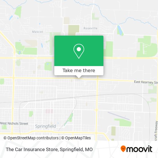 The Car Insurance Store map