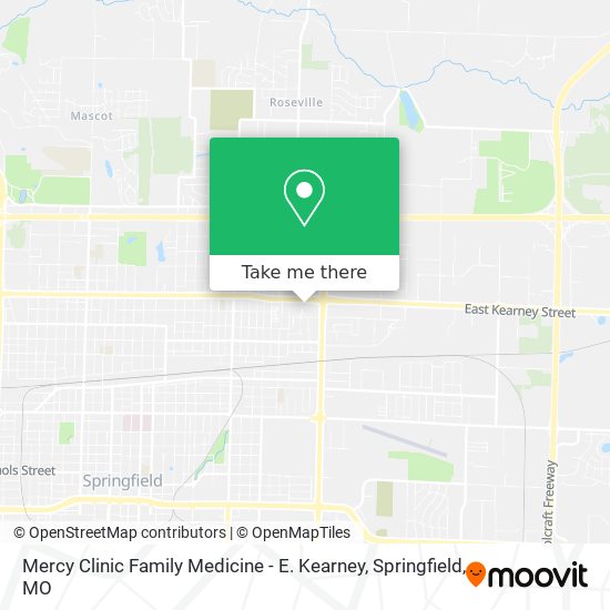 Mercy Clinic Family Medicine - E. Kearney map
