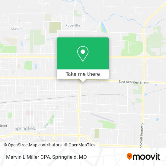 Marvin L Miller CPA map