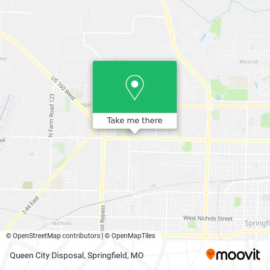 Mapa de Queen City Disposal