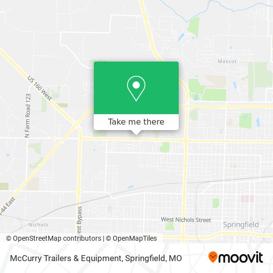 McCurry Trailers & Equipment map