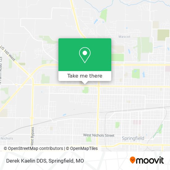 Derek Kaelin DDS map