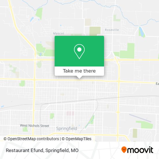 Restaurant Efund map