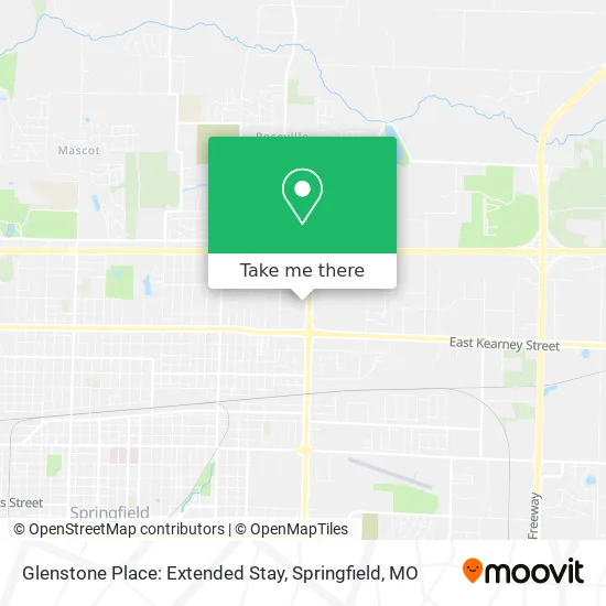Glenstone Place: Extended Stay map