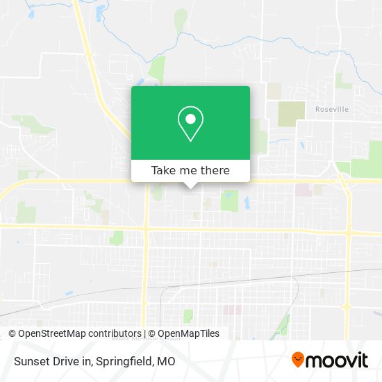 Sunset Drive in map