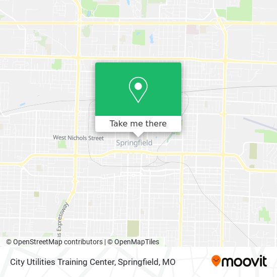Mapa de City Utilities Training Center