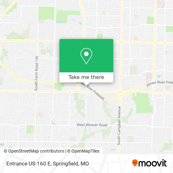 Entrance US-160 E map