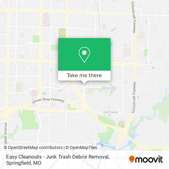 Easy Cleanouts - Junk Trash Debris Removal map