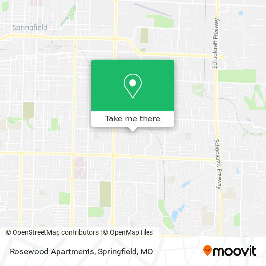 Mapa de Rosewood Apartments