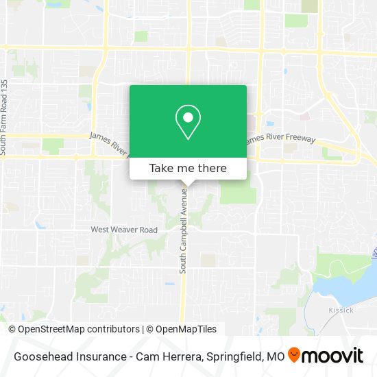 Goosehead Insurance - Cam Herrera map