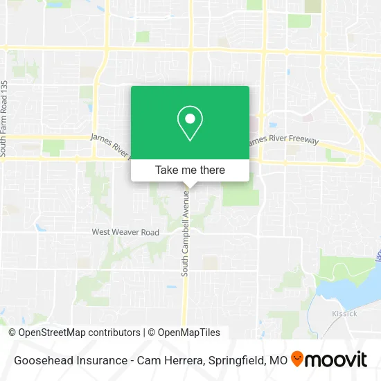 Goosehead Insurance - Cam Herrera map
