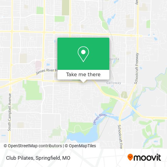 Club Pilates map