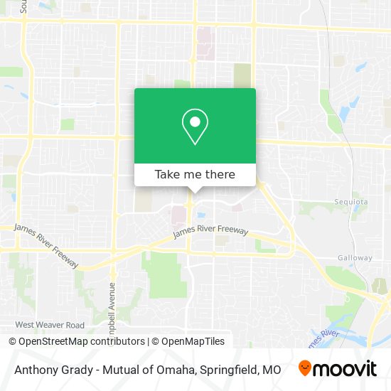 Anthony Grady - Mutual of Omaha map