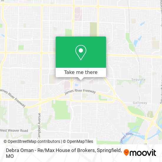 Debra Oman - Re / Max House of Brokers map
