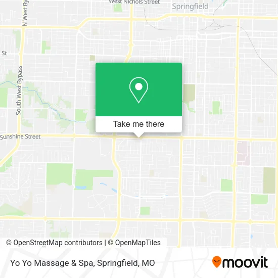 Yo Yo Massage & Spa map