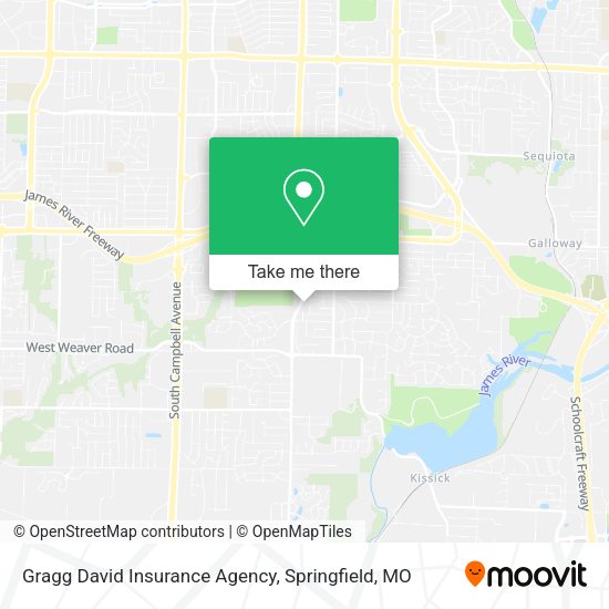 Gragg David Insurance Agency map