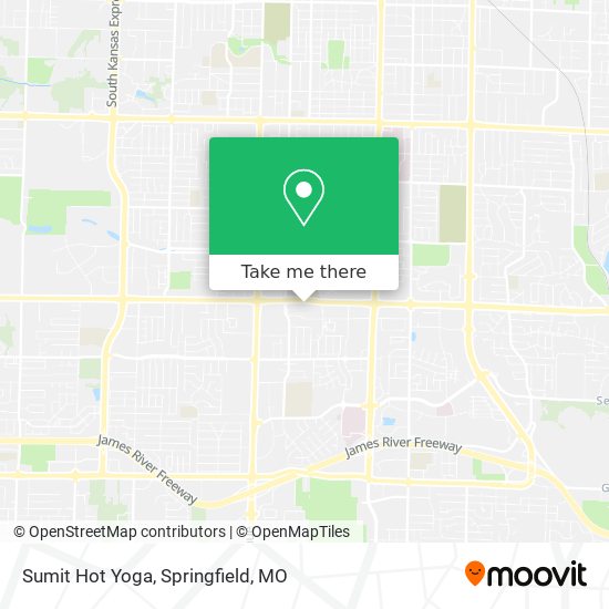 Mapa de Sumit Hot Yoga