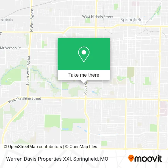 Warren Davis Properties XXI map