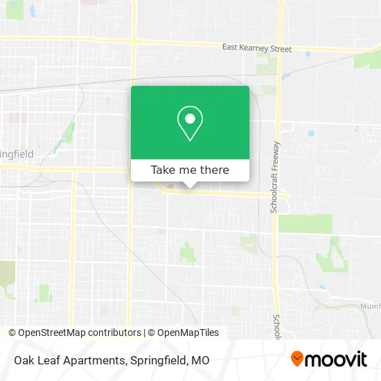Oak Leaf Apartments map
