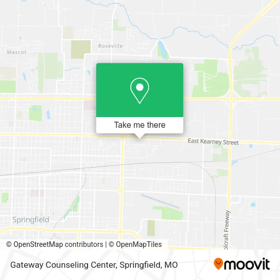 Gateway Counseling Center map