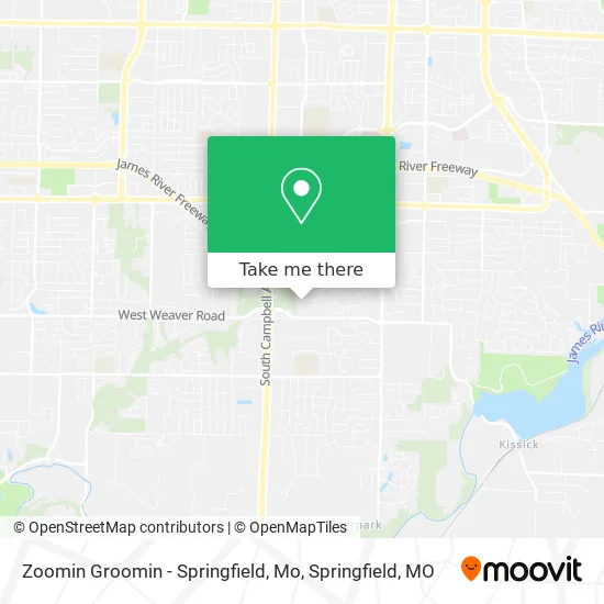Zoomin Groomin - Springfield, Mo map