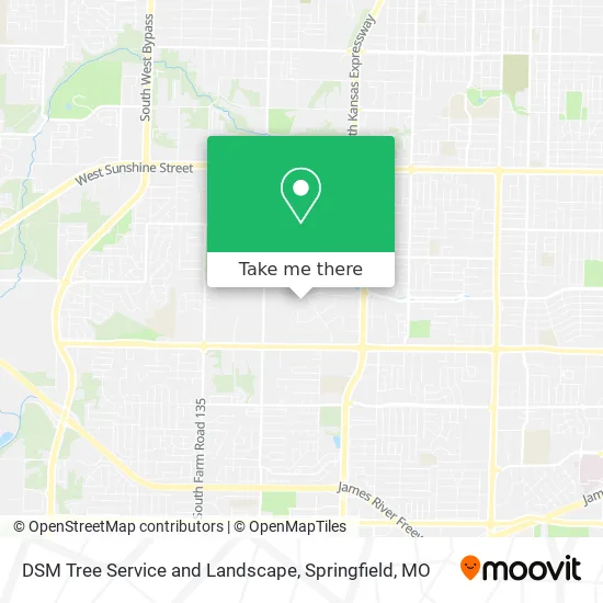 Mapa de DSM Tree Service and Landscape