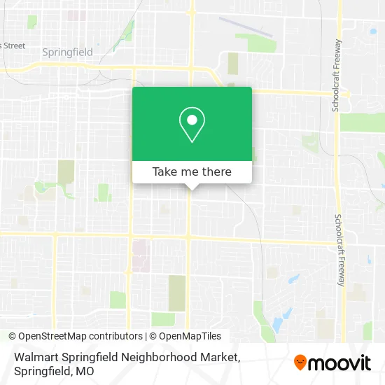 Walmart Springfield Neighborhood Market map