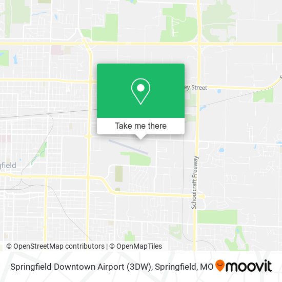 Mapa de Springfield Downtown Airport (3DW)