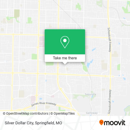 Mapa de Silver Dollar City