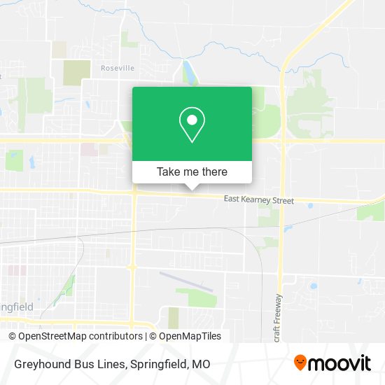 Greyhound Bus Lines map