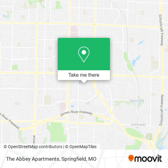 The Abbey Apartments map
