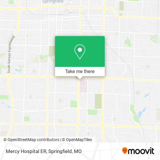 Mercy Hospital ER map