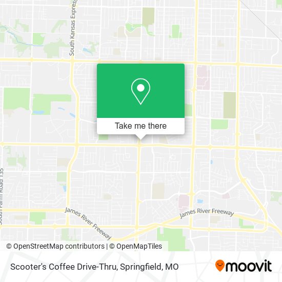 Mapa de Scooter's Coffee Drive-Thru