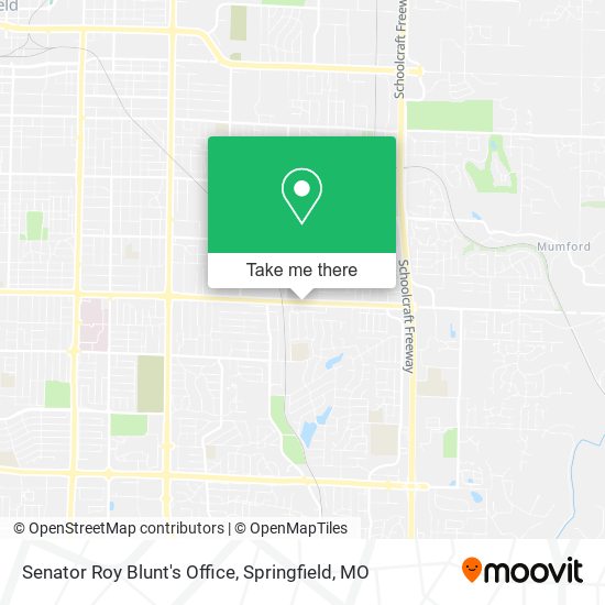 Senator Roy Blunt's Office map