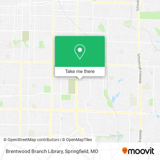 Brentwood Branch Library map