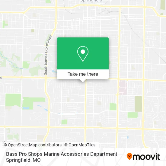 Bass Pro Shops Marine Accessories Department map
