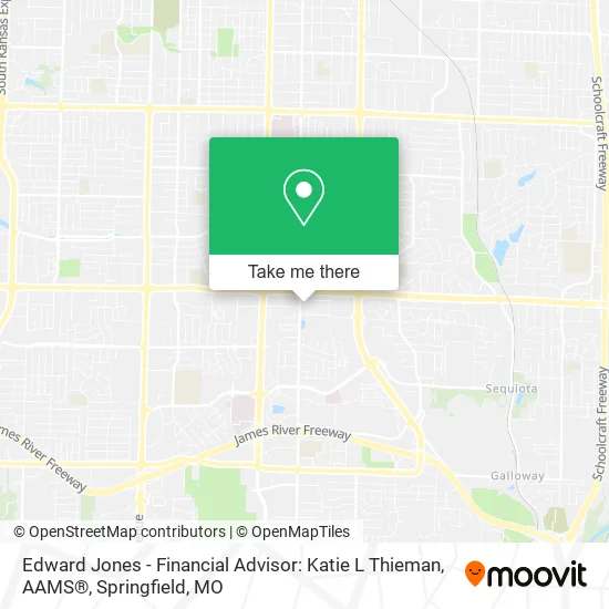 Edward Jones - Financial Advisor: Katie L Thieman, AAMS® map