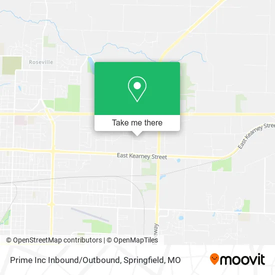 Mapa de Prime Inc Inbound/Outbound