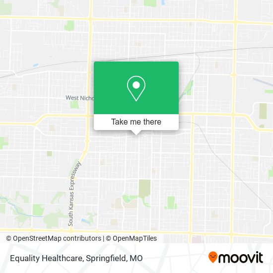 Equality Healthcare map