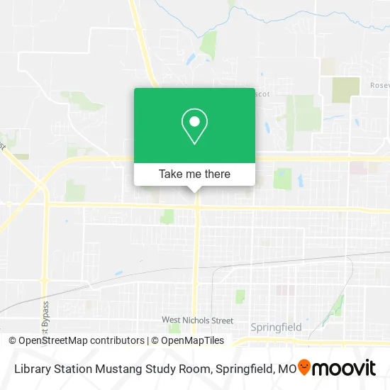 Library Station Mustang Study Room map