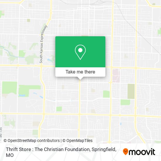 Thrift Store :  The Christian Foundation map