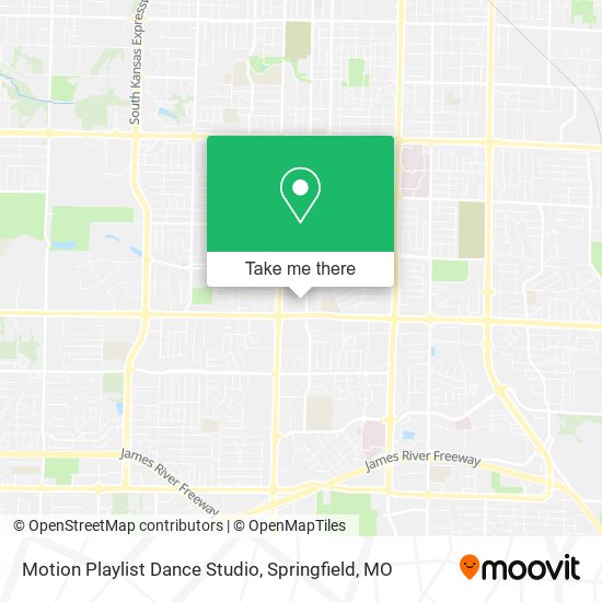 Motion Playlist Dance Studio map