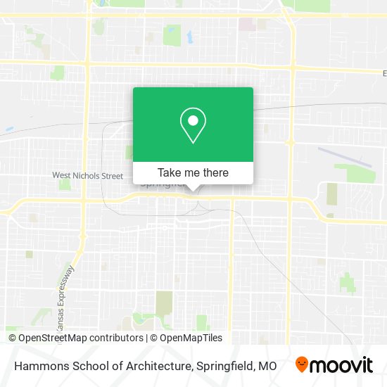 Hammons School of Architecture map