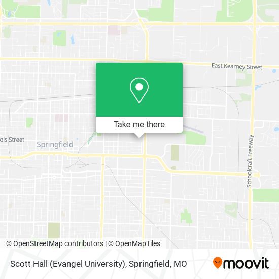 Scott Hall (Evangel University) map