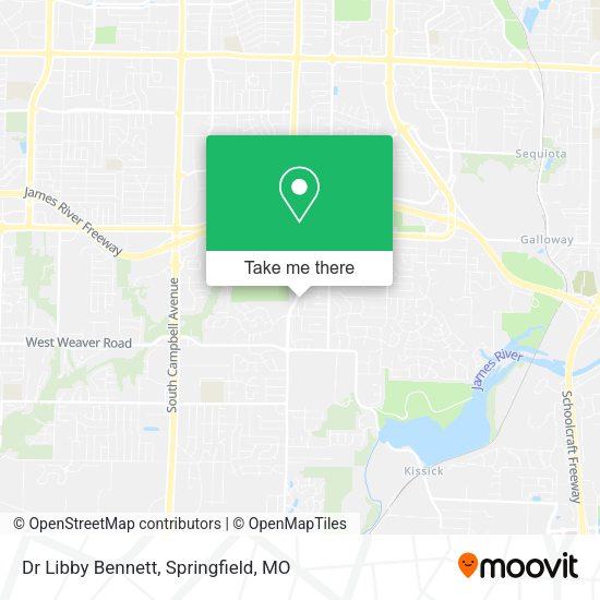 Dr Libby Bennett map