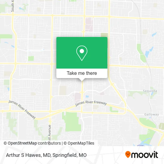 Mapa de Arthur S Hawes, MD