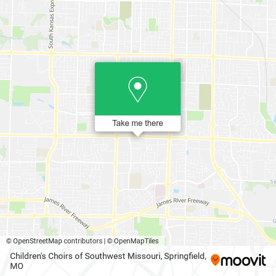 Children's Choirs of Southwest Missouri map