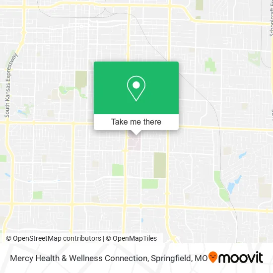 Mercy Health & Wellness Connection map