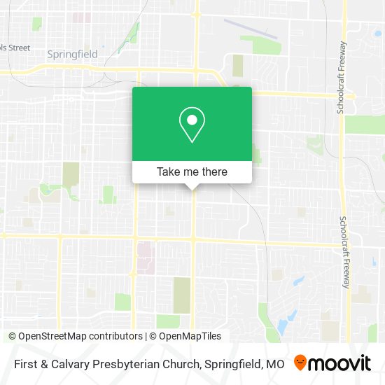 First & Calvary Presbyterian Church map